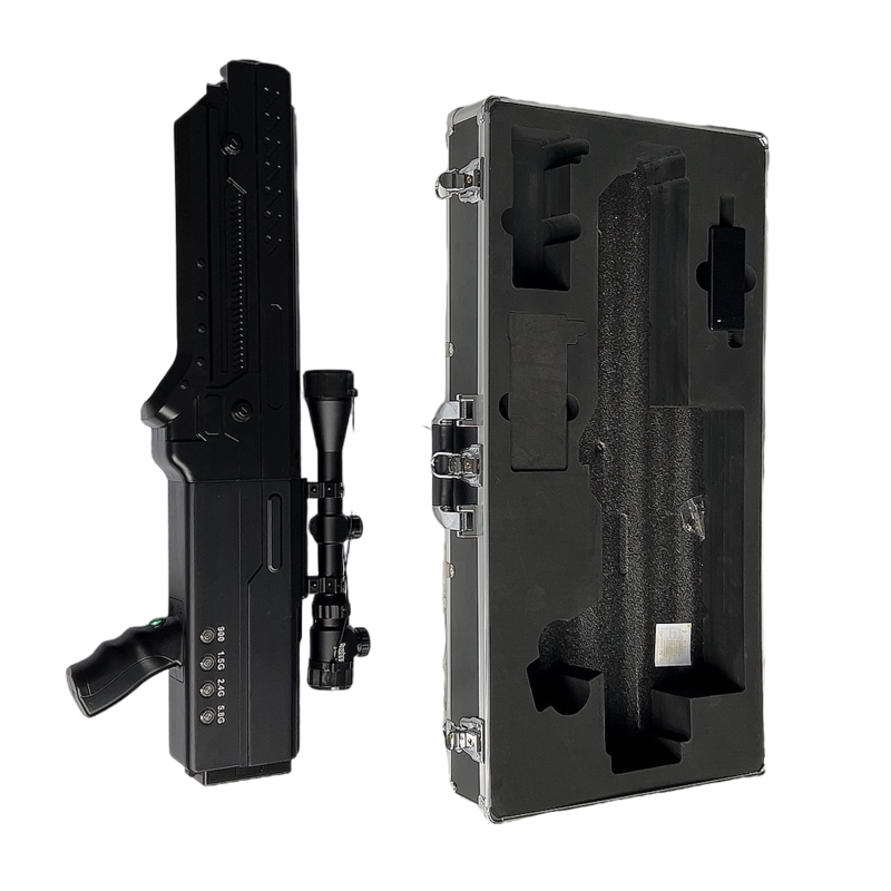  乐东手持便携式枪型低空防御反制四通道A型